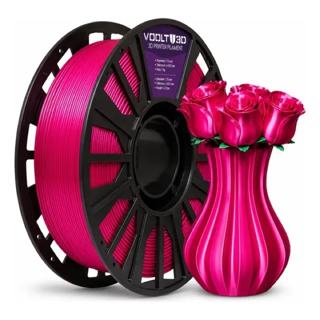 PLA rosa V-Silk · 1 kg da Voolt3D