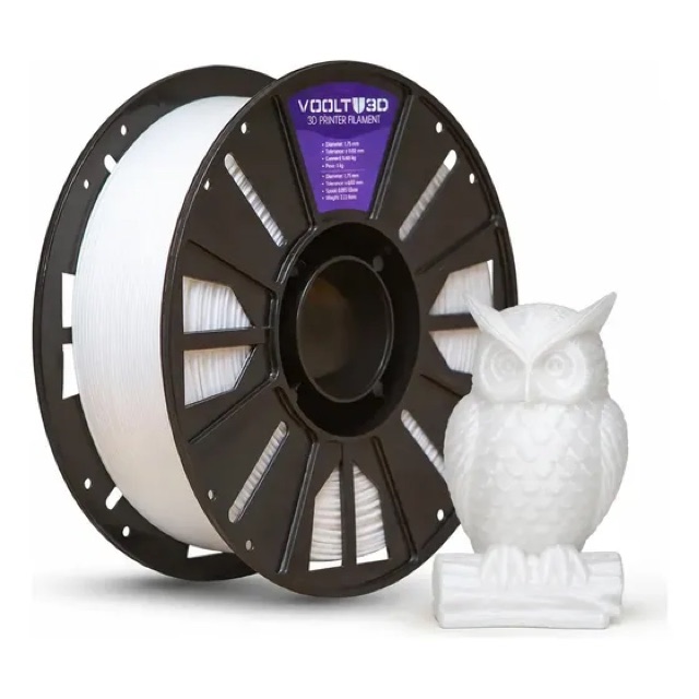 PLA branco off-white Velvet · 1 kg da Voolt3D