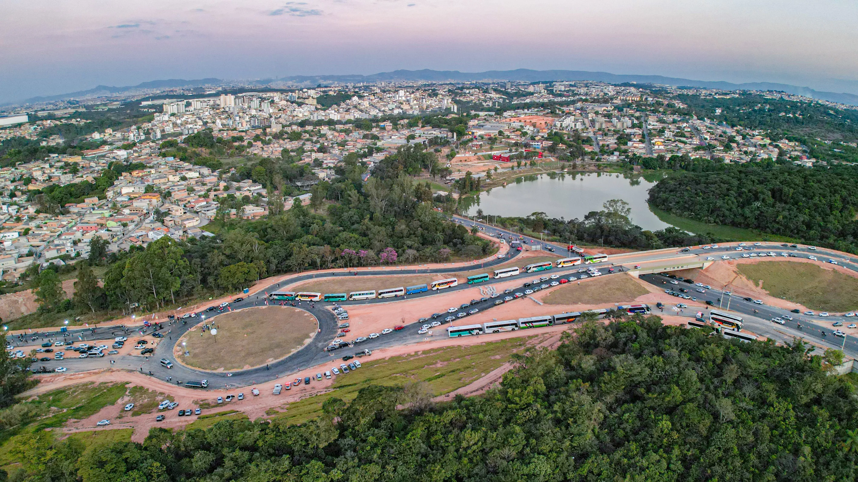 Vista urbana de Contagem, MG