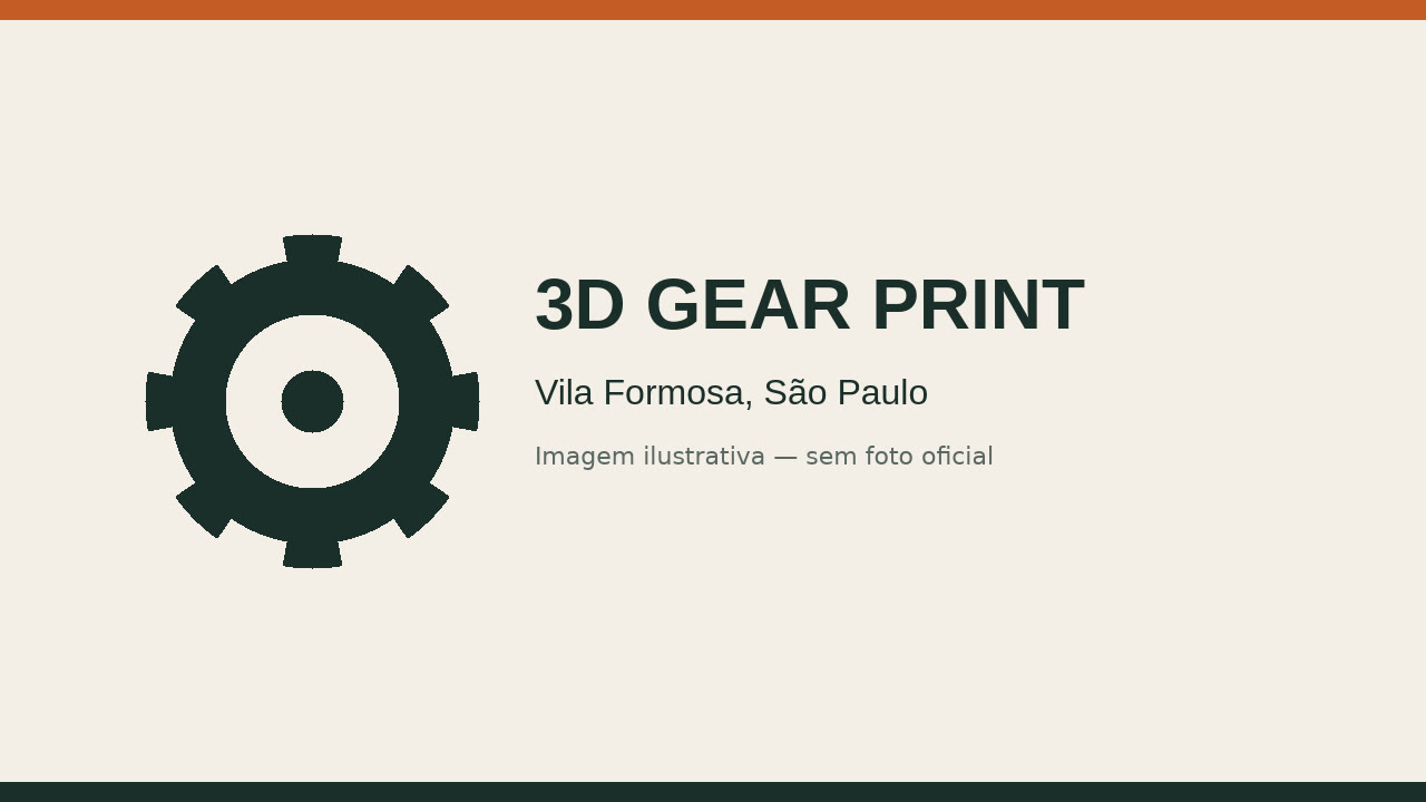 3D Gear Print, São Paulo
