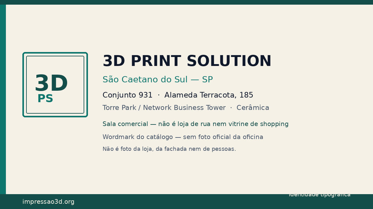 Imagem pública relacionada a 3D Print Solution, empresa de impressão 3D em São Caetano do Sul