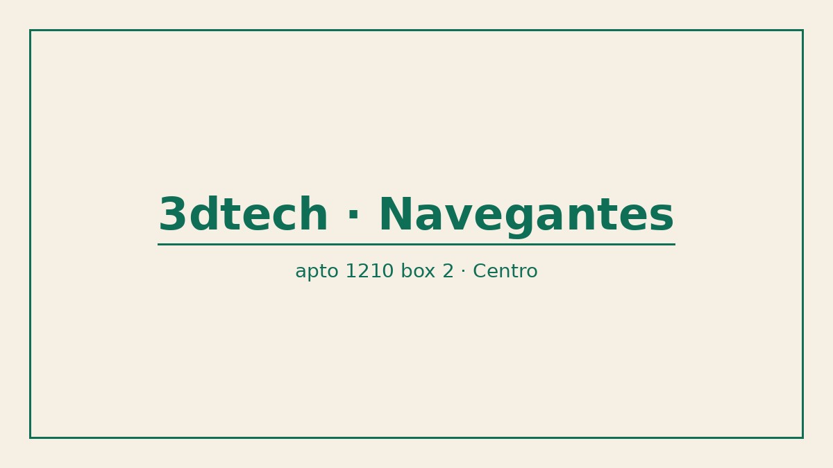 Imagem pública relacionada a 3dtech Impressões 3D, empresa de impressão 3D em Navegantes