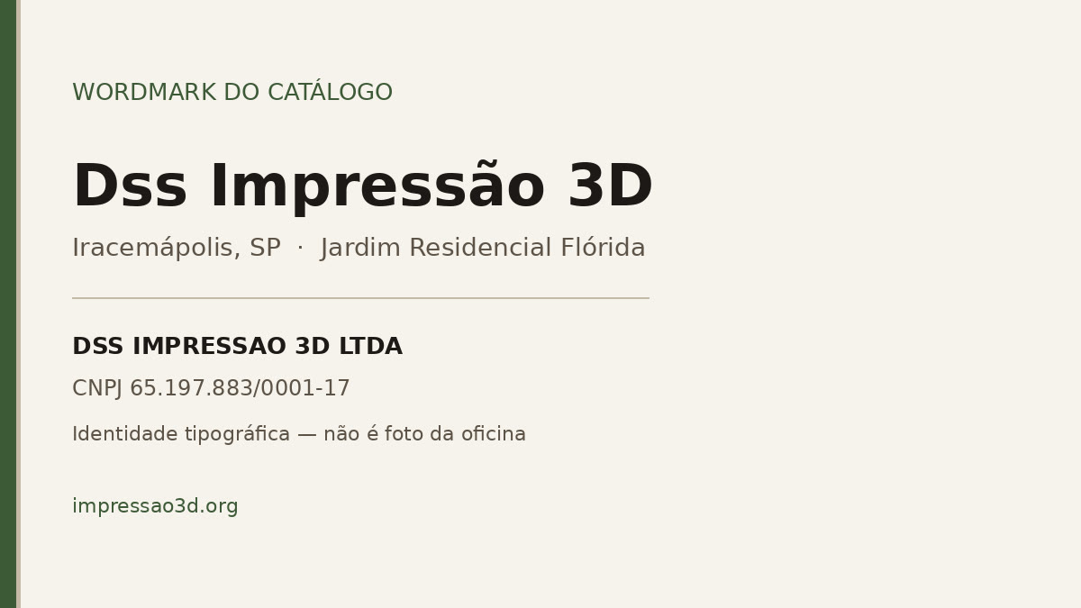 Imagem pública relacionada a Dss Impressão 3D, empresa de impressão 3D em Iracemápolis