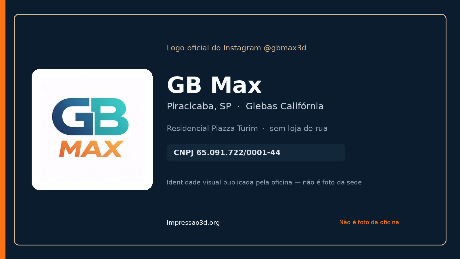 Imagem pública relacionada a Gb Max, empresa de impressão 3D em Piracicaba