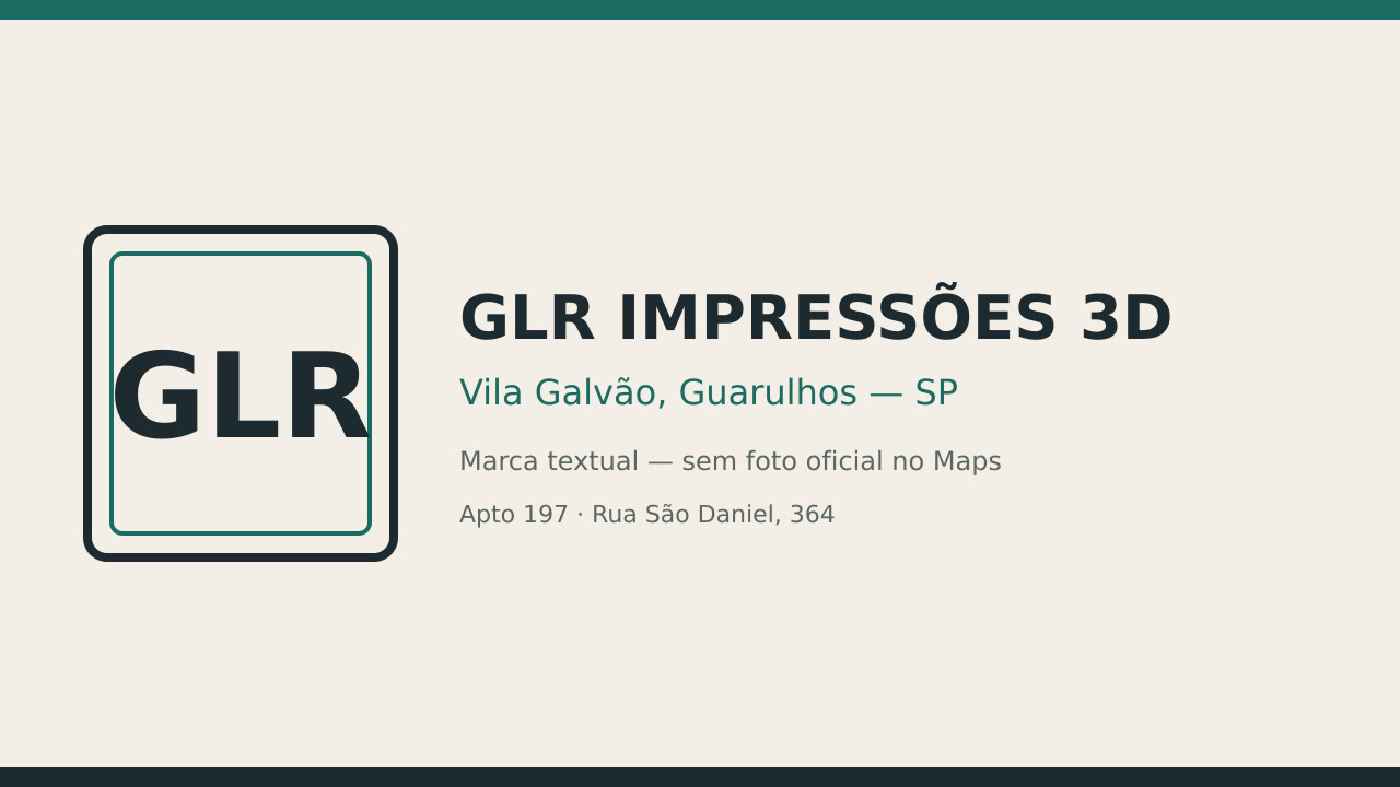 Imagem pública relacionada a Glr Impressões 3D, empresa de impressão 3D em Guarulhos