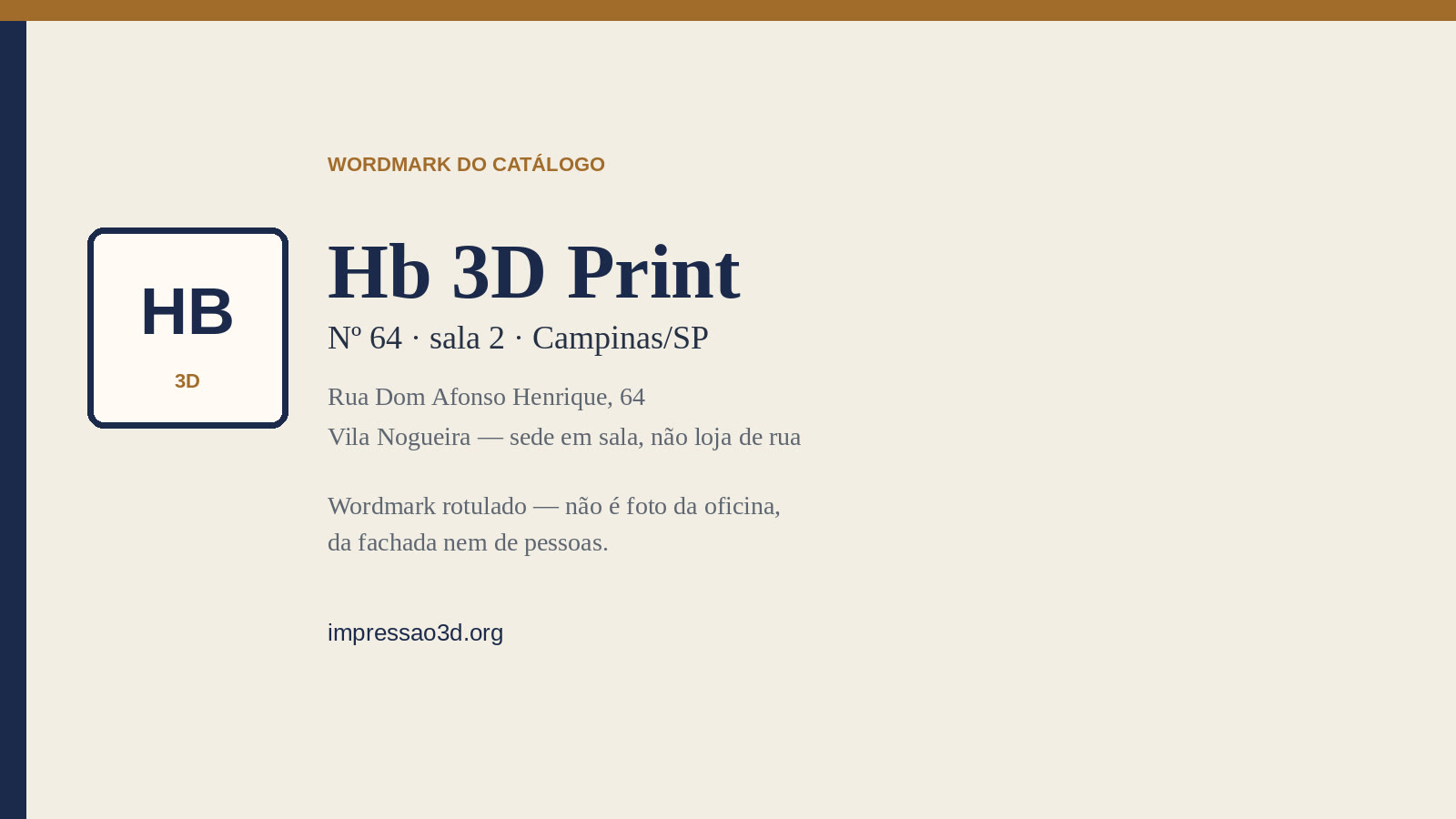 Imagem pública relacionada a Hb 3D Print, empresa de impressão 3D em Campinas
