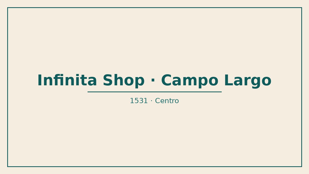 Imagem pública relacionada a Infinita Shop, empresa de impressão 3D em Campo Largo