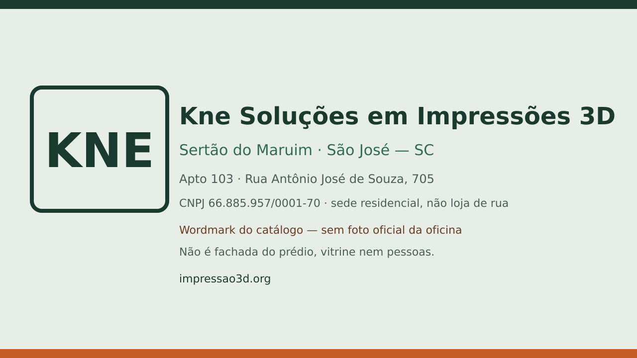 Imagem pública relacionada a Kne Soluções em Impressões 3D, empresa de impressão 3D em São José
