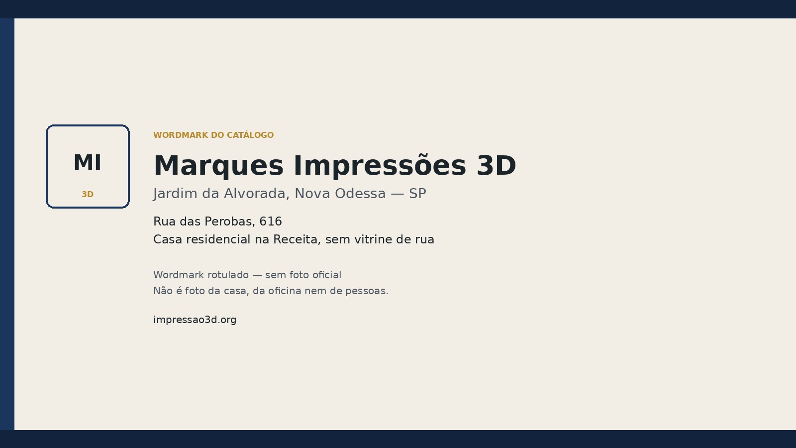 Imagem pública relacionada a Marques Impressões 3D, empresa de impressão 3D em Nova Odessa