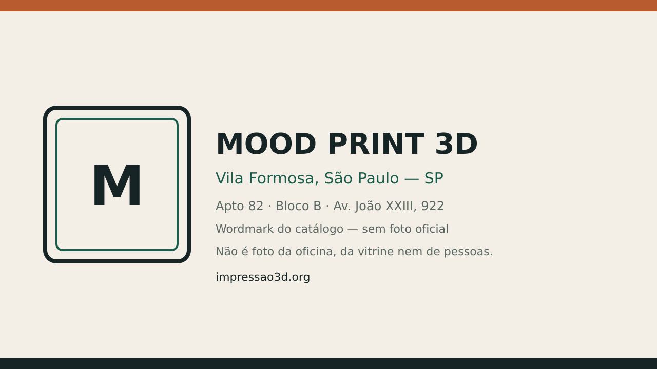 Mood Print 3D, São Paulo