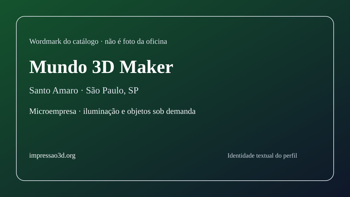 Mundo 3D Maker, São Paulo