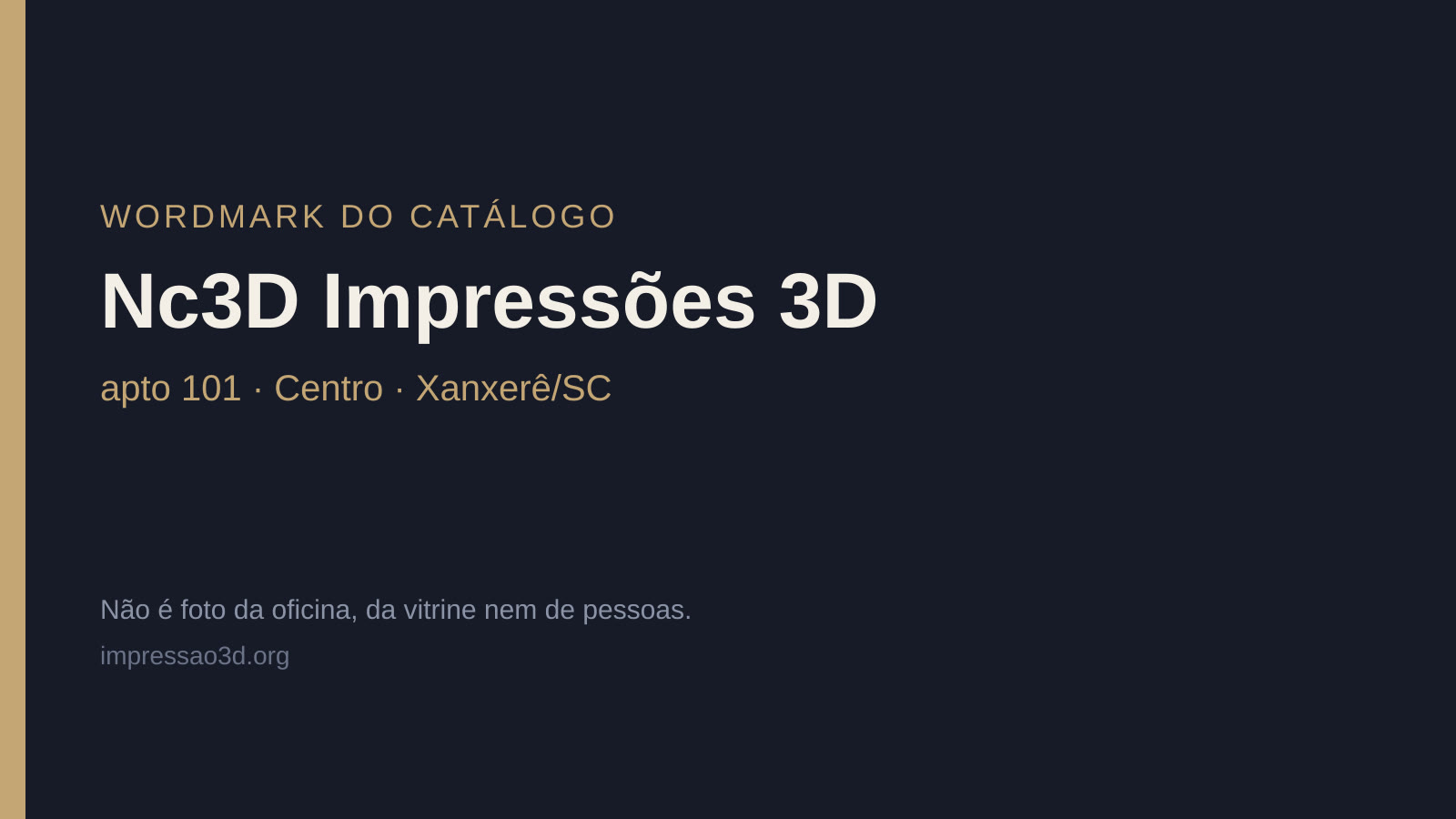 Imagem pública relacionada a Nc3D Impressões 3D, empresa de impressão 3D em Xanxerê