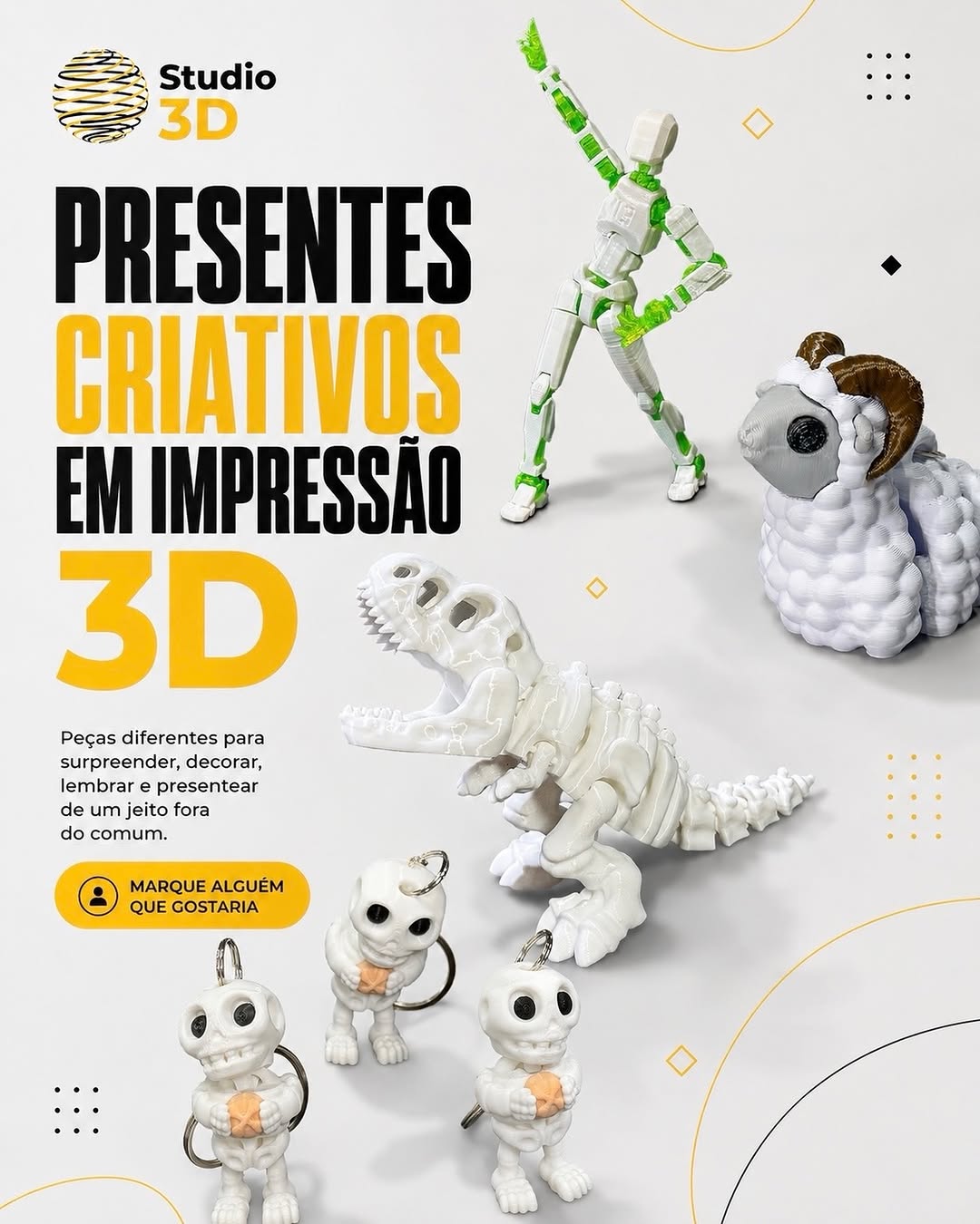 Imagem pública relacionada a Studio 3D, empresa de impressão 3D em Franca