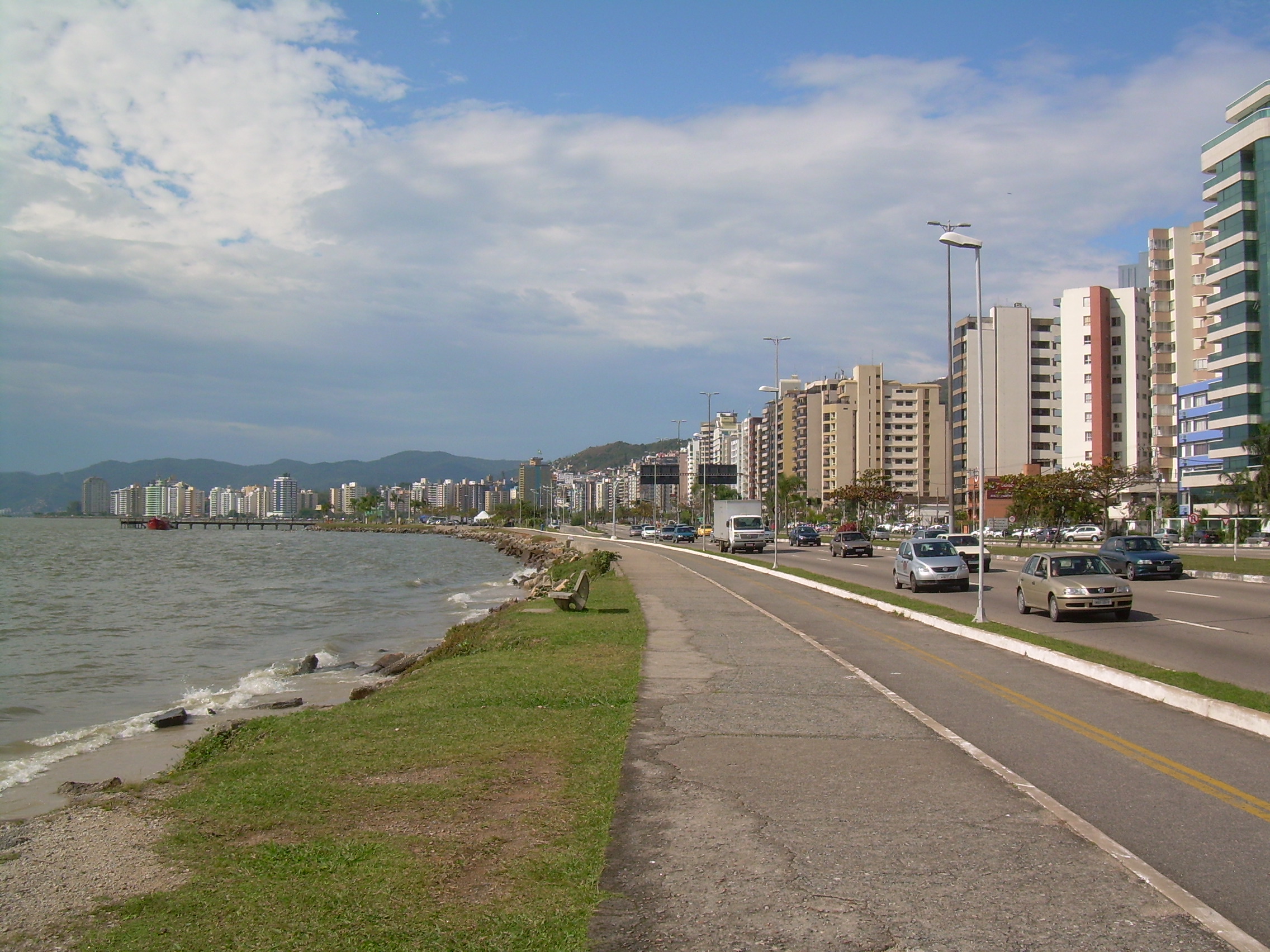 Vista urbana de Florianópolis, SC