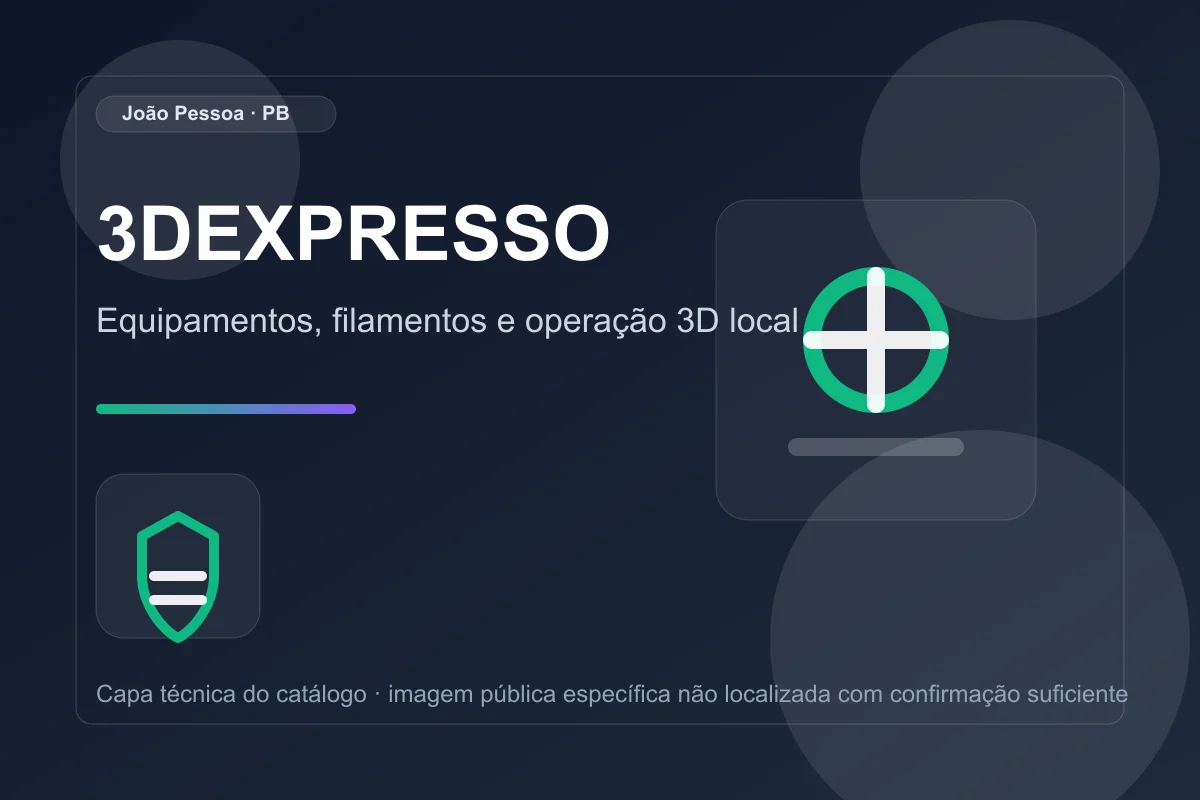 Imagem pública relacionada a 3DEXPRESSO, empresa de impressão 3D em João Pessoa