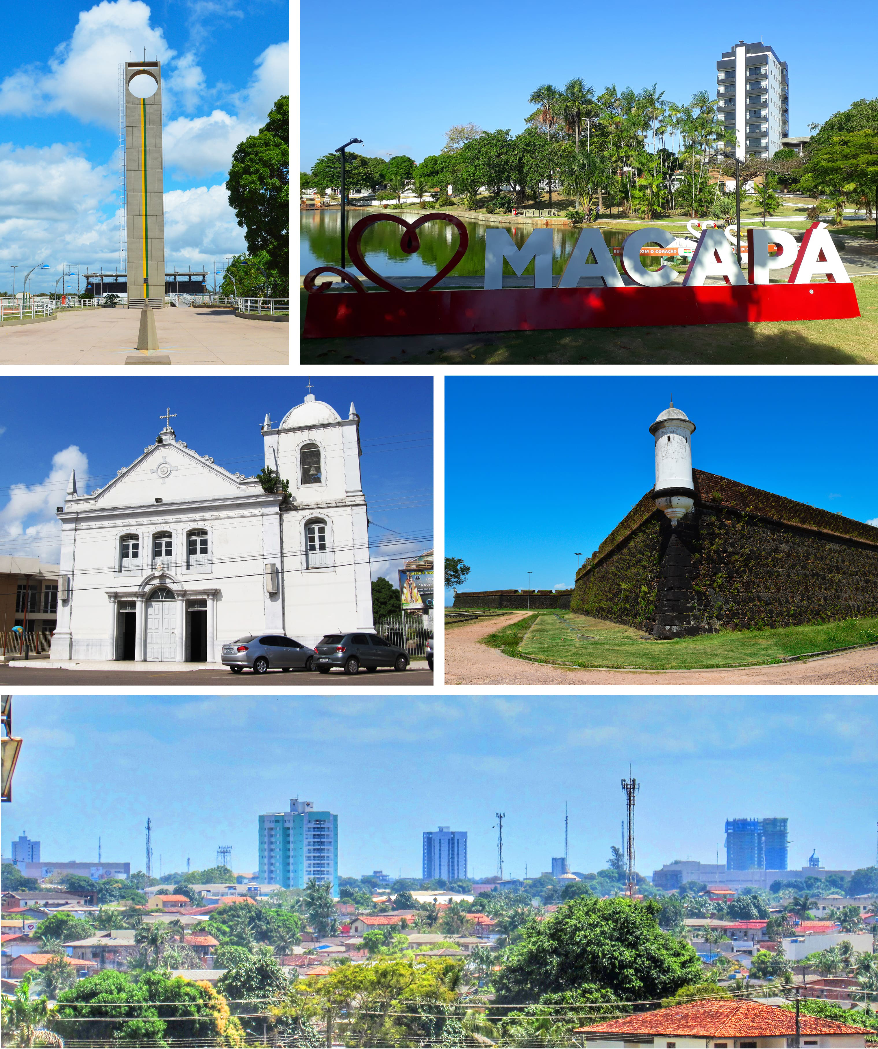 Vista urbana de Macapá, AP