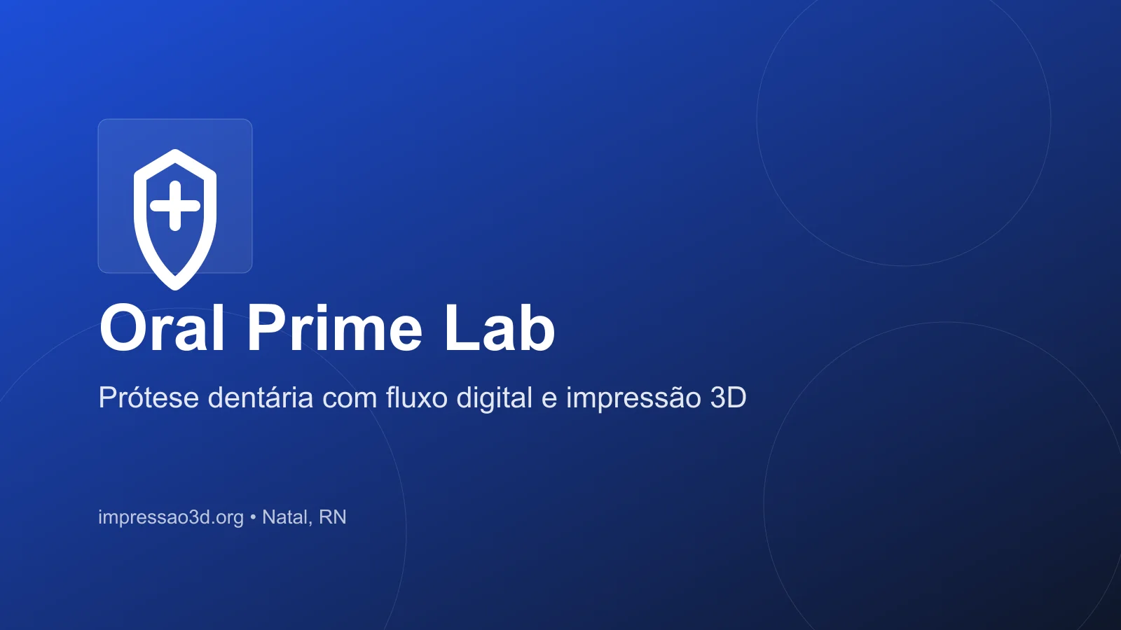 Imagem pública relacionada a Oral Prime Lab, empresa de impressão 3D em Natal