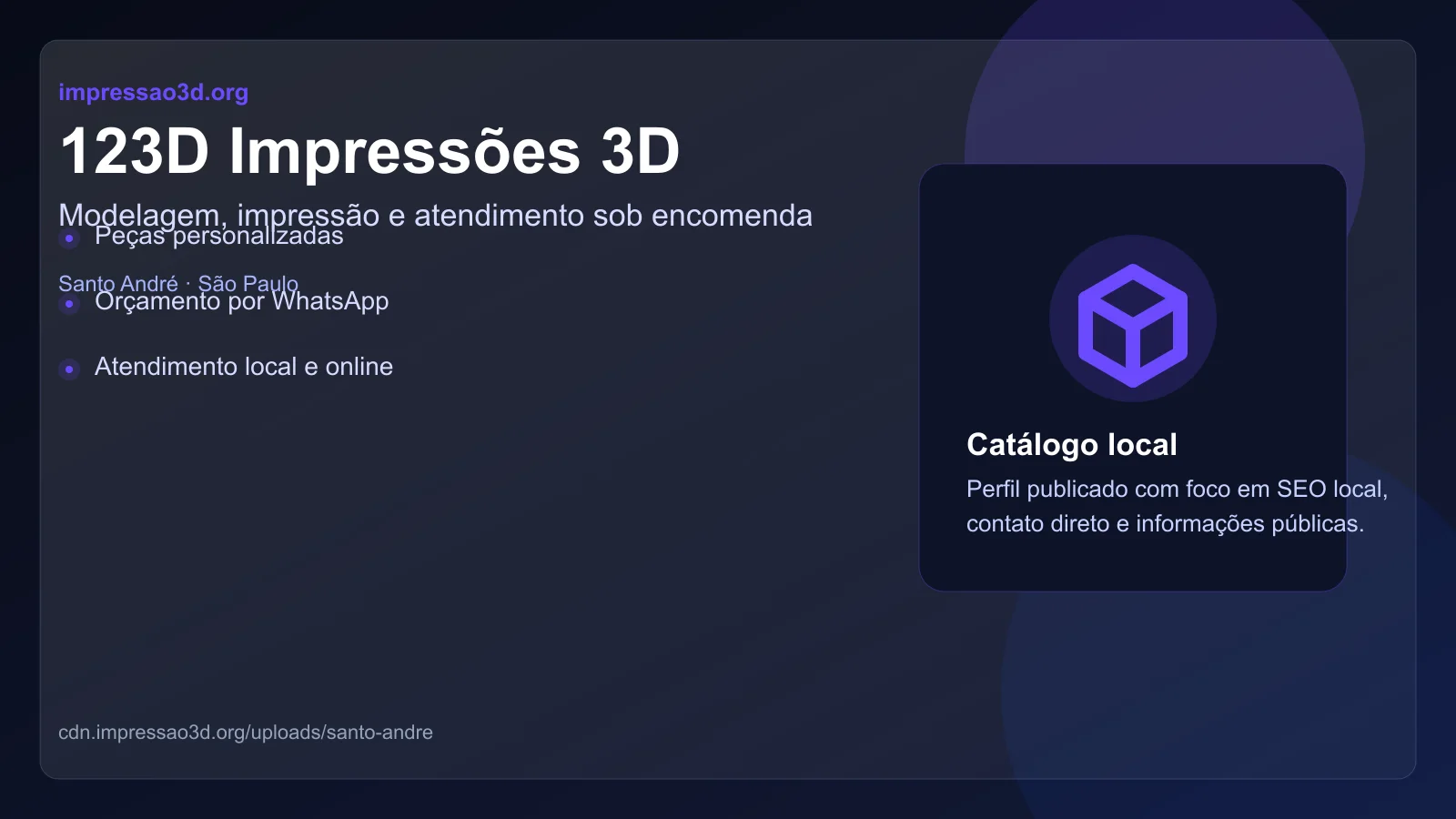 Imagem pública relacionada a 123D Impressões 3D, empresa de impressão 3D em Santo André