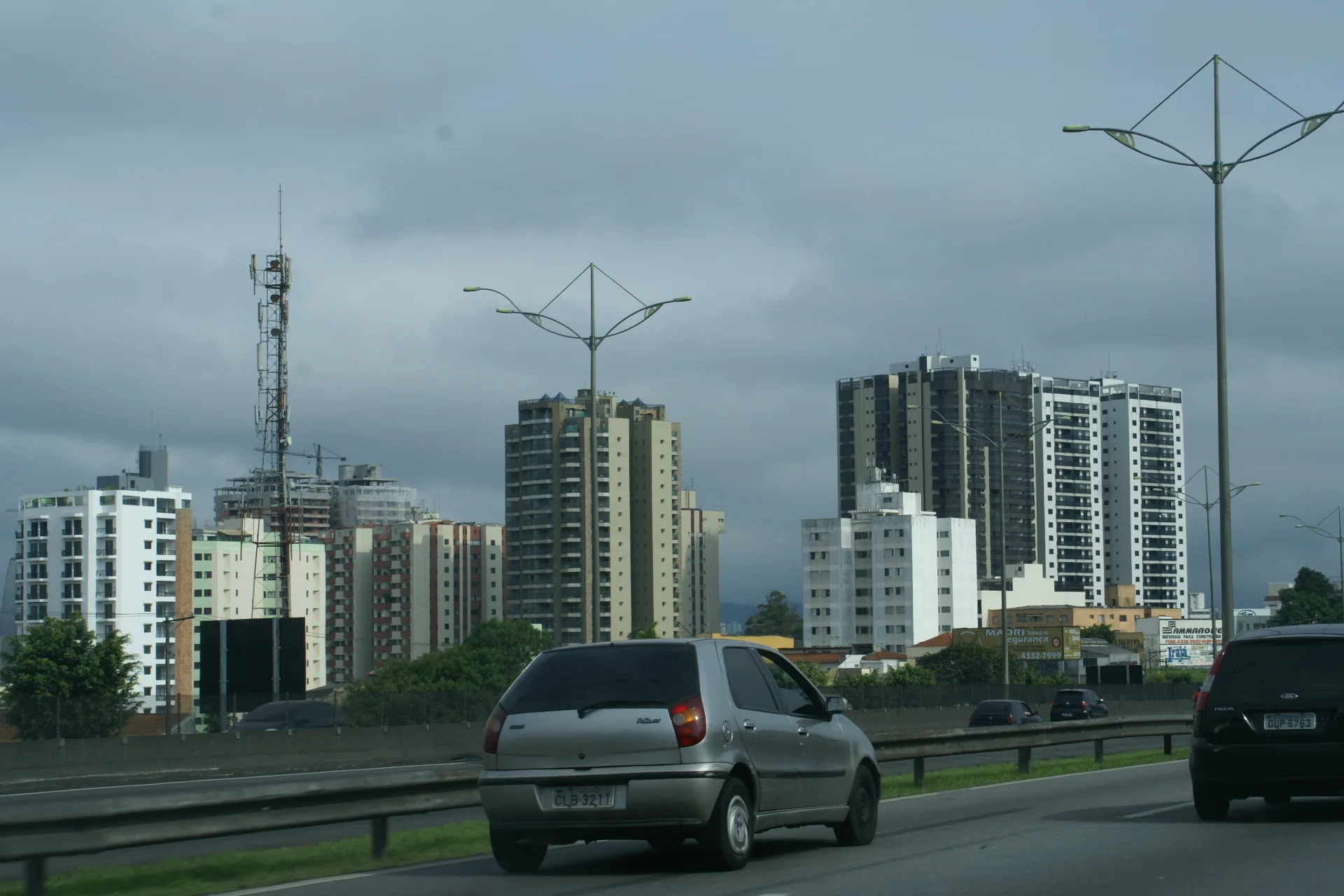 Vista urbana de São Bernardo do Campo, SP