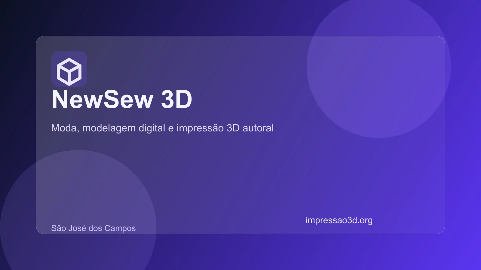 Imagem pública relacionada a NewSew 3D, empresa de impressão 3D em São José dos Campos