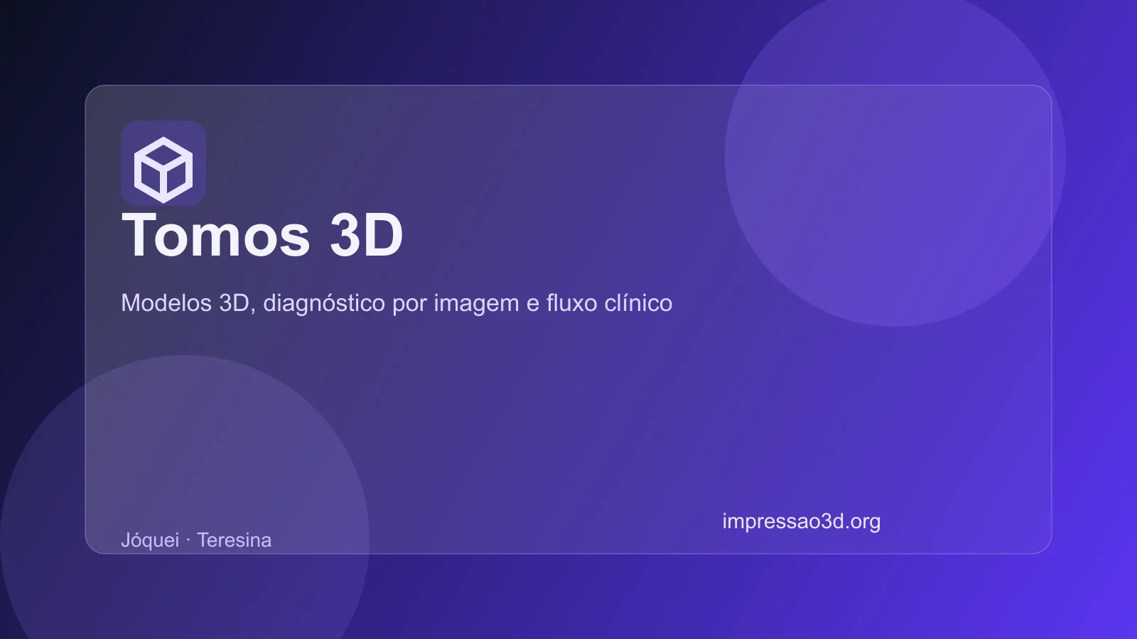 Imagem pública relacionada a Tomos 3D, empresa de impressão 3D em Teresina
